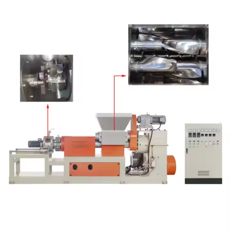 Precision Single Screw Double Wrist Extrusion Granulator 150-200kg/H Capacity