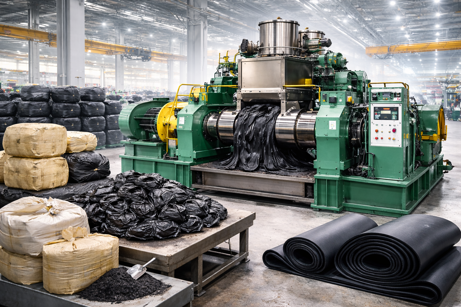 High-Capacity Rubber Mixer for Large-Scale Rubber Manufacturing