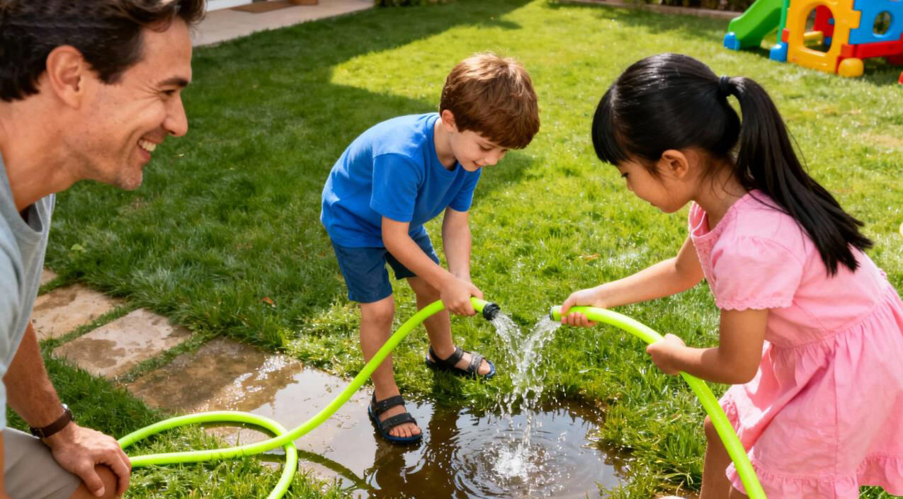Como Instalar e Usar uma Mangueira de Jardim em PVC
