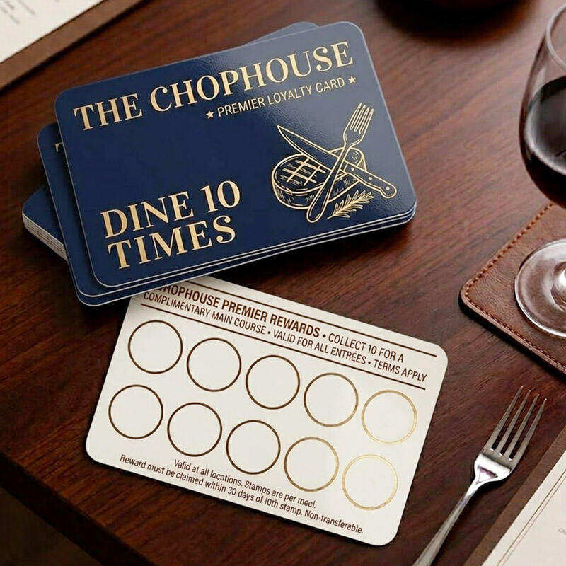 Customer Loyalty Cards | Plastic Restaurant Loyalty Cards