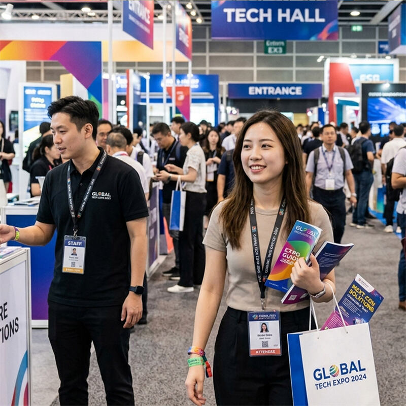 Event Supplies Solution: Staff ID Cards, Lanyards, NFC Wristbands & Printing Materials