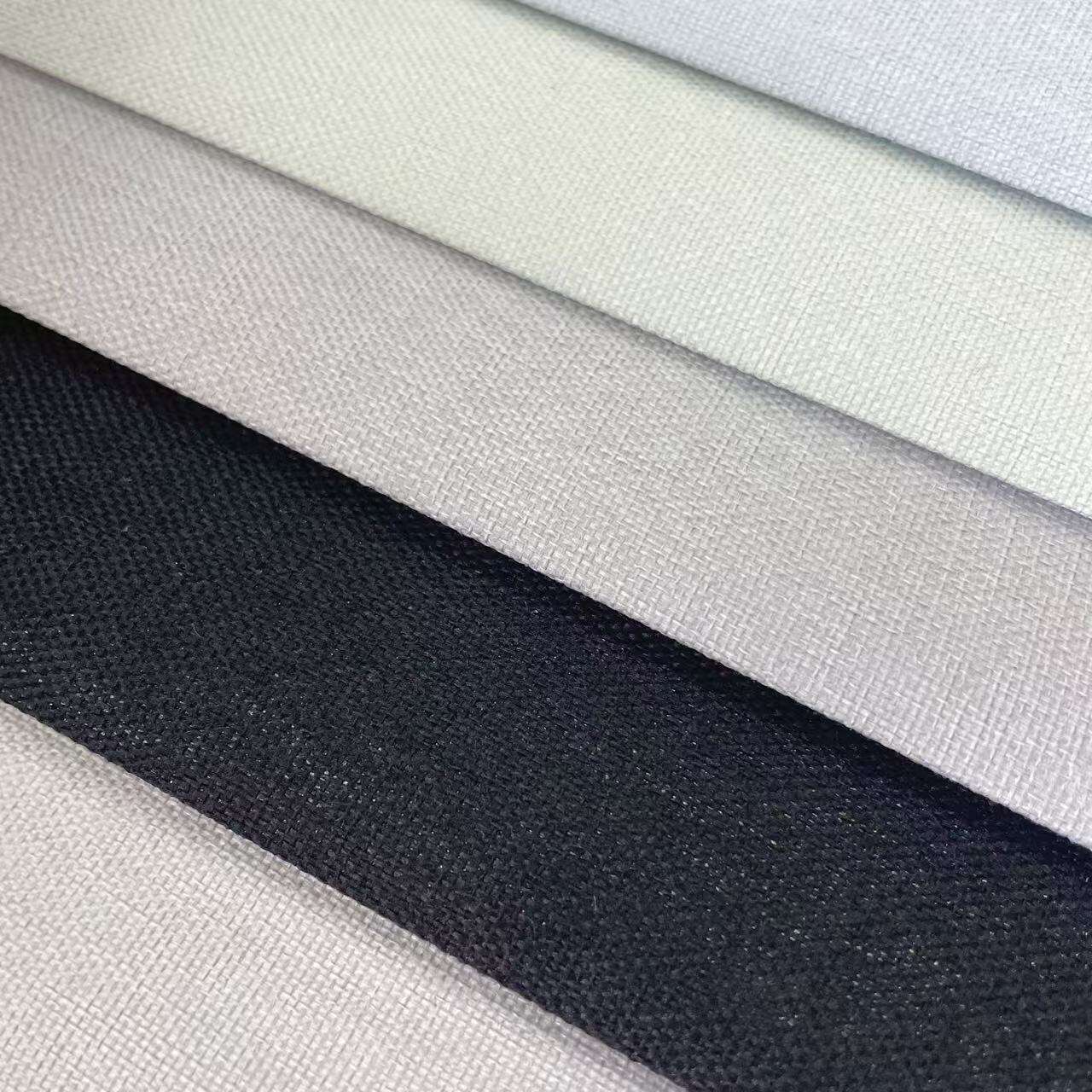 Solid Color SEMI DULL SATIN Digital Printing Available 100% Blackout Curtain Fabric Thermal Insulated