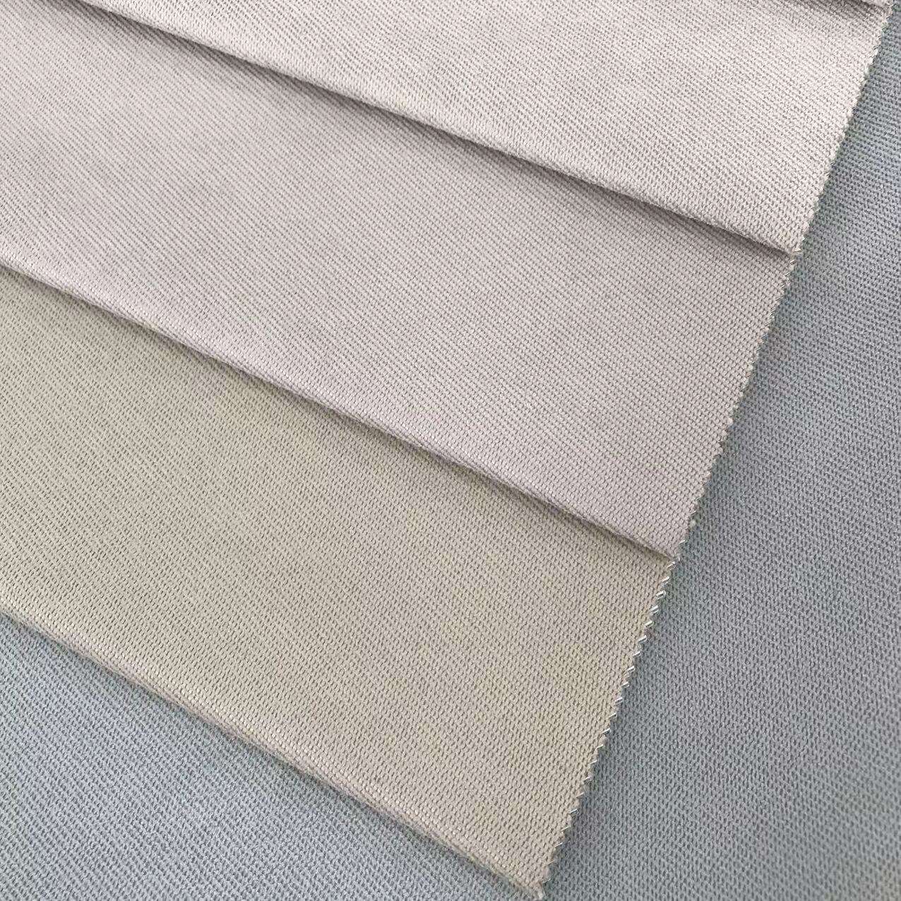 Hot Selling Velvety Coated Blackout Curtain Fabric for project