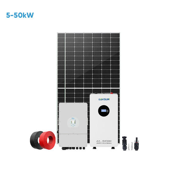 EU Standard 5~50kw Hybrid Solar System Kit