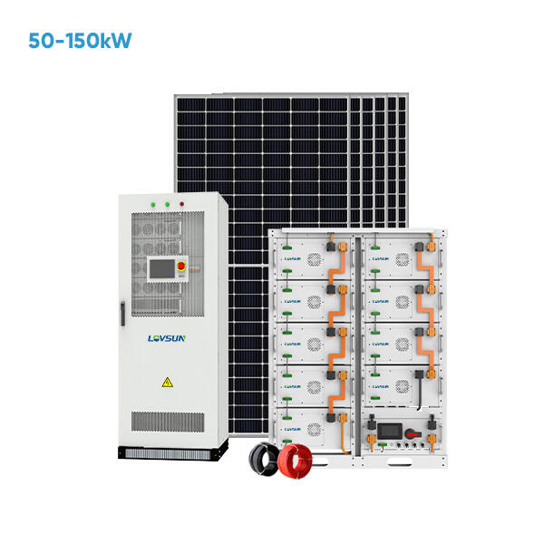 Lovsun ESS Riešenie Mimo Sieť Kompletná 50kW 100kW 150kW 200kwh 300kwh Solárna Energičná Uložiaca Systém Akuľa