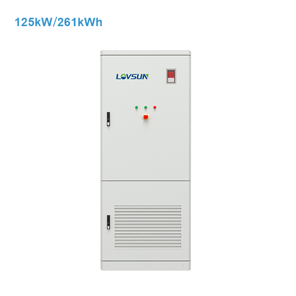 All in One 125kw 261kwh IP55 Outside Use Liquid Cooling  BESS Cabinet
