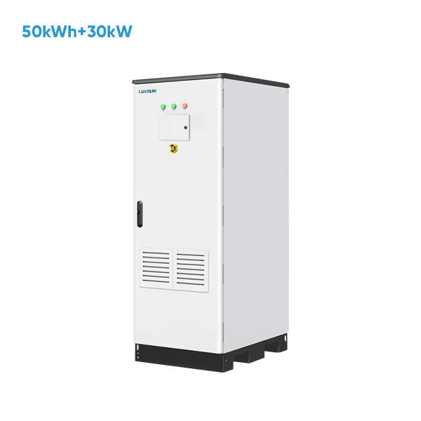 オールインワンBESS 30kw 50kw ソーラーLiFePO4バッテリー屋外キャビネットESS 50kwh 100kwh ハイブリッドソーラーエネルギーストレージシステム