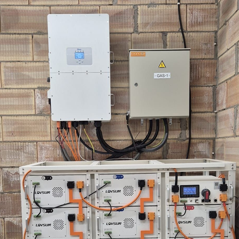 sistema Solar de 80KW com inversor Deye