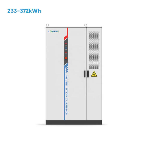 Ip54 233Kwh 372kwh エネルギー貯蔵コンテナ ESS 工業用・商業用 液冷キャビネット