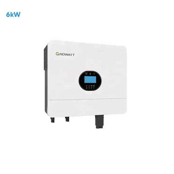 Growatt Power Omvormer 3kw 5kw 6kw Enkele Fase Zonne-energie Off Grid Omvormer Pure Sine Wave Omvormer Growatt Spf 6000 Es Plus
