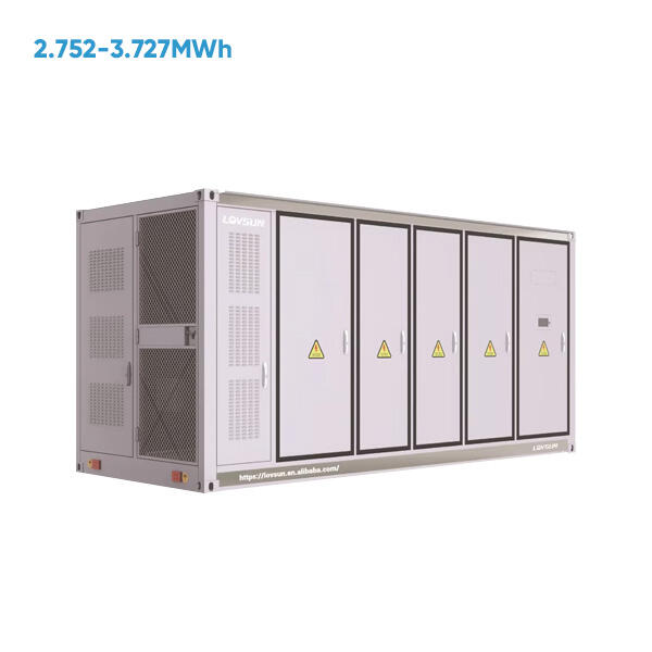 工場価格 ESS 2.7MWh 3.3MWh 3.7MWh LifePO4 バックアップエネルギーストレージバッテリーコンテナ 商業用ソーラーシステム