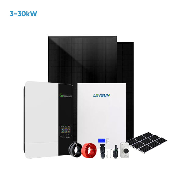 Plot dhe Larg Sistemi i Paneve Solare 3kw 5kw 10kw Sistemi i Energjise Solare 5000 Watts Sistemi i Ndarjes së Në Shtatë
