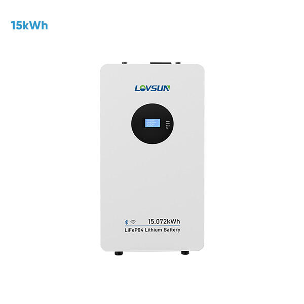 baterai Penyimpanan Energi LifePO4 15KWh, Dipasang di Lantai, dengan Layar