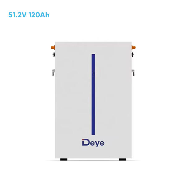 Hot Sale Deye Rw-m6.1-b Low Voltage Wall-mounted Solar Battery Lifepo4 Battery Storage For Home And Residential Use
