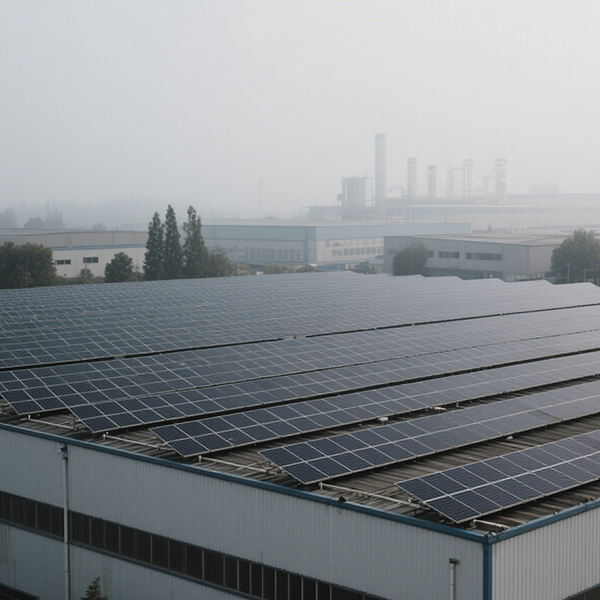 Système solaire sur toit de 1,2 MW