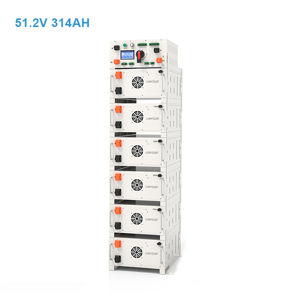 High Voltage 51.2V Rack Mounted LifePO4 battery 16-265kWh