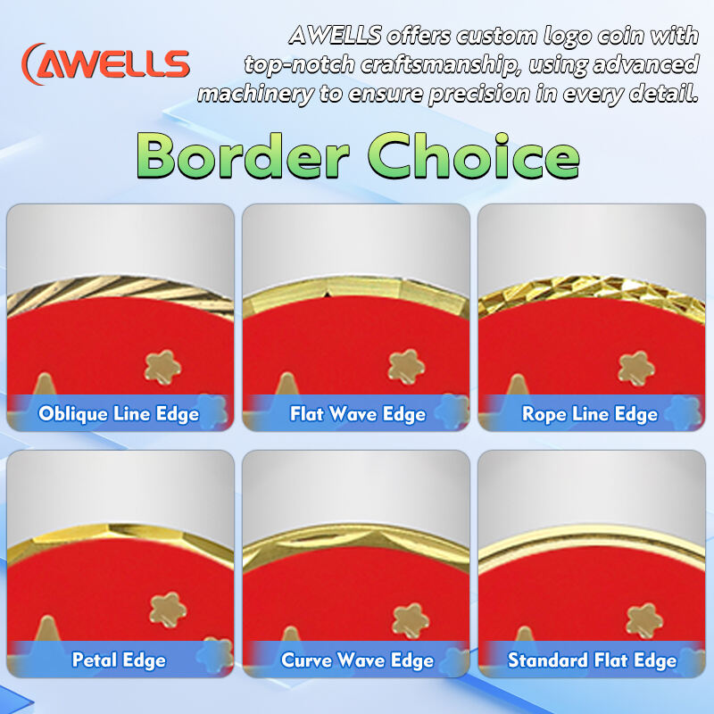 Custom Metal Coin For Hats And Denim Jackets Collection – Premium Zinc Alloy Challenge Coins By AWELLS With 3D relief For Personalized Fashion Accessories