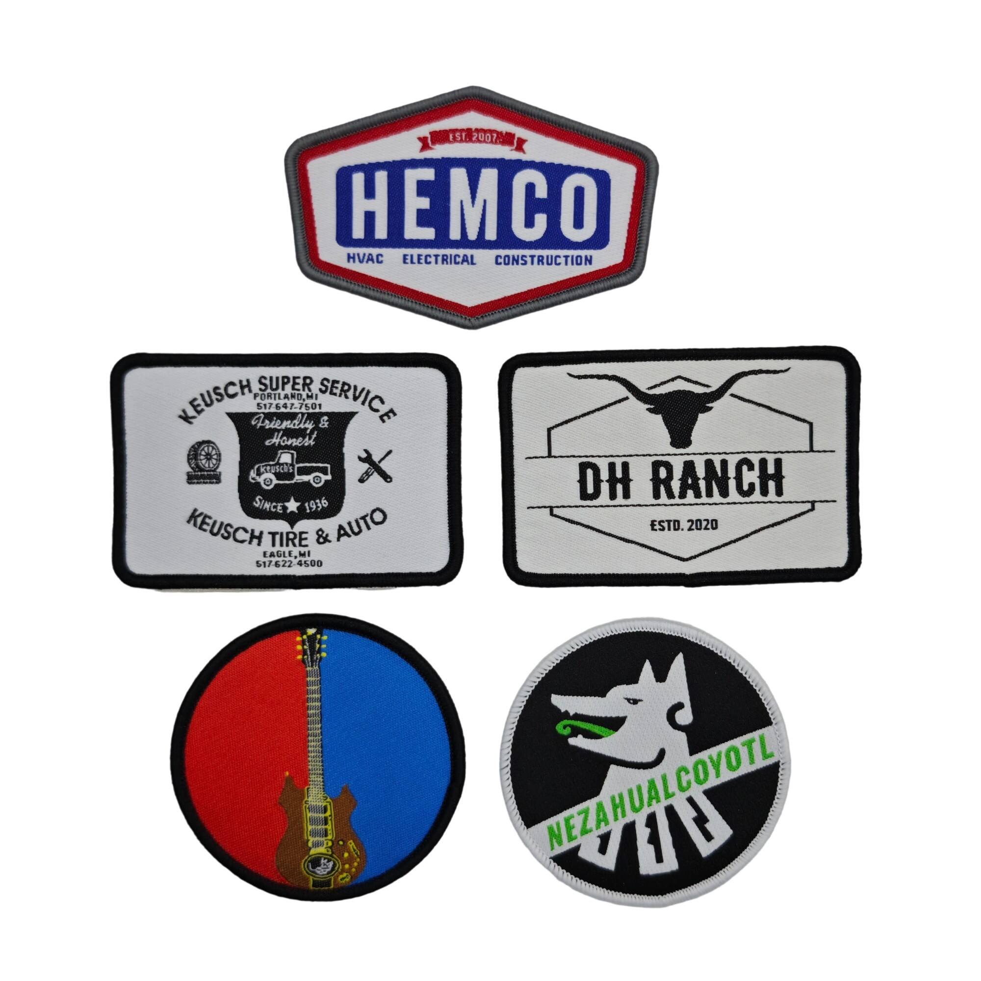 Heavy Duty Woven Motorcycle Patches For Vests AWELLS