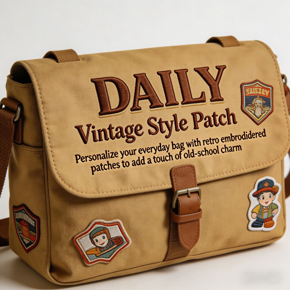 Individuelle Retro-Stickpatches – Vintage-inspirierte Patches für Bekleidung und Sammlerstücke