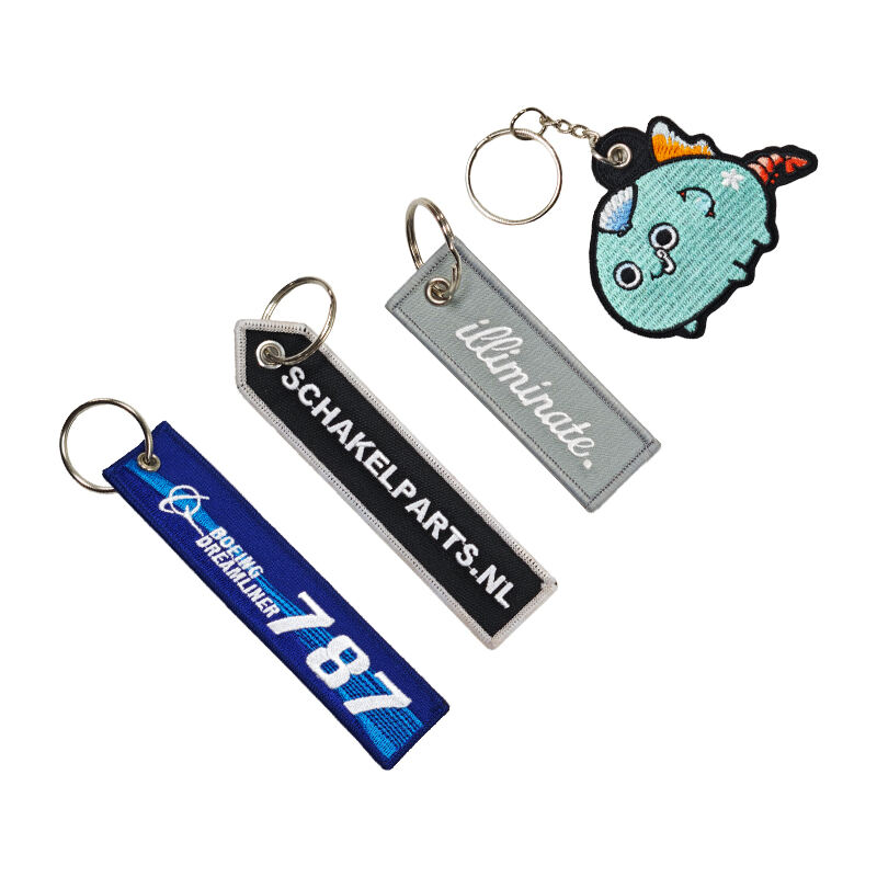 Embroidered Aviation Patches Inspired Keychain For Bag Charms – Pilot Wing Designs By AWELLS For Travel Enthusiasts