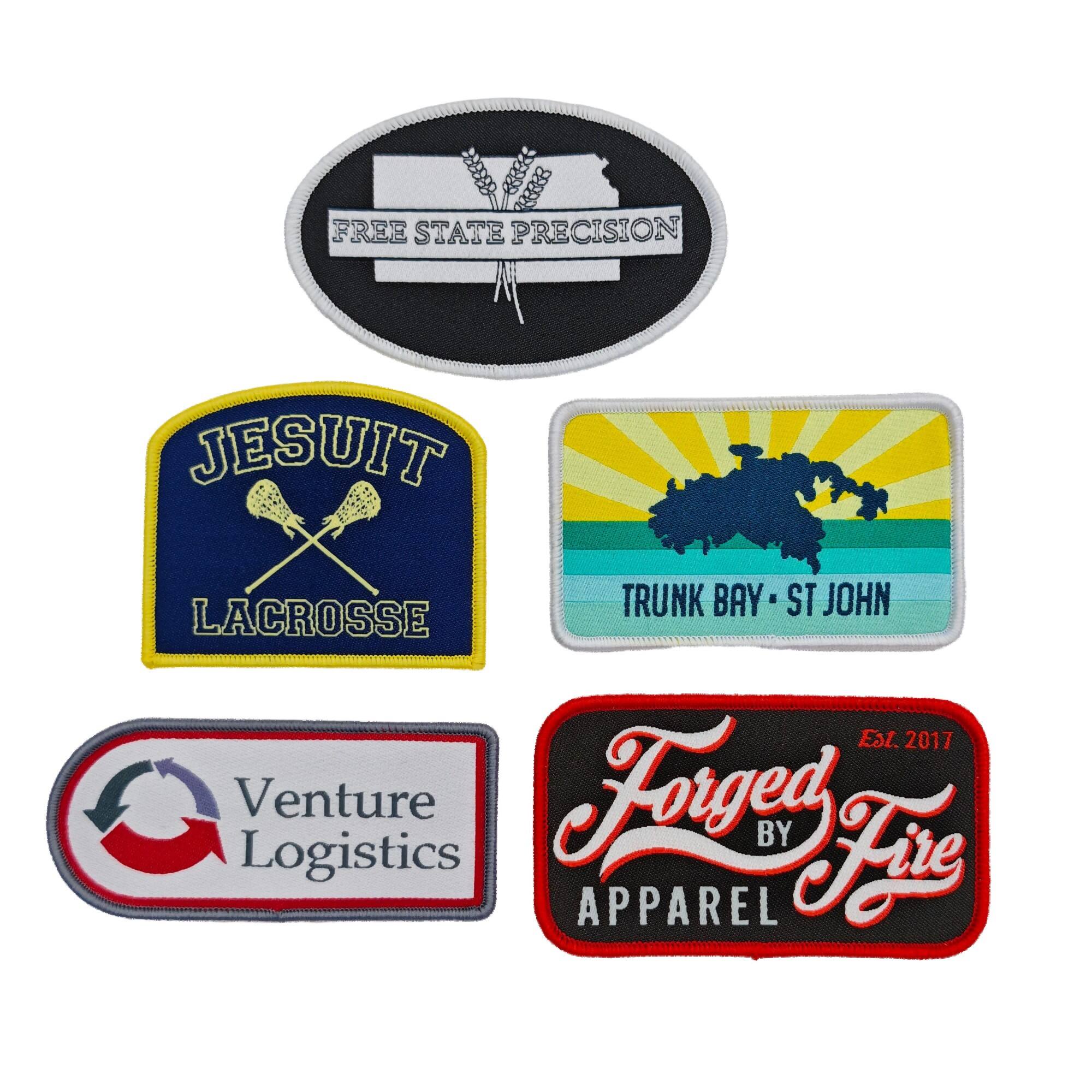 AWELLS Custom Woven Brand Patches for Sports Teams, Businesses and Lifestyle Gear