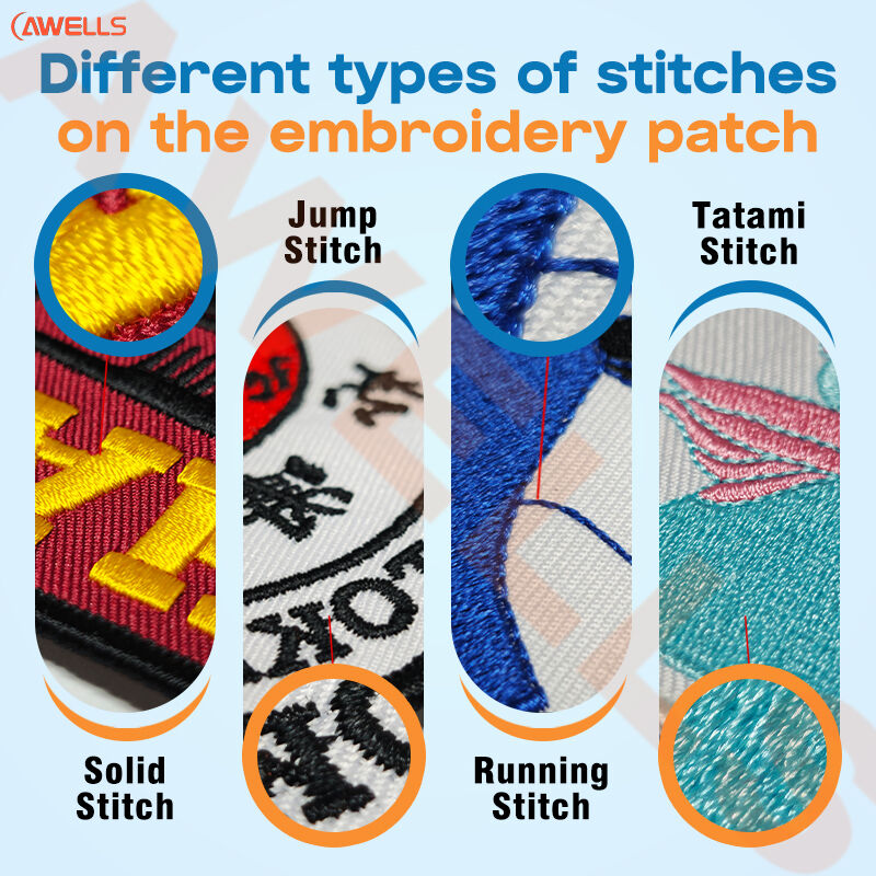 Multi-Themed Round Embroidered Patches Navy/Craft Beer/Moon Phase/Retro Devil Style Badges for Clothing & Backpacks by AWELLS