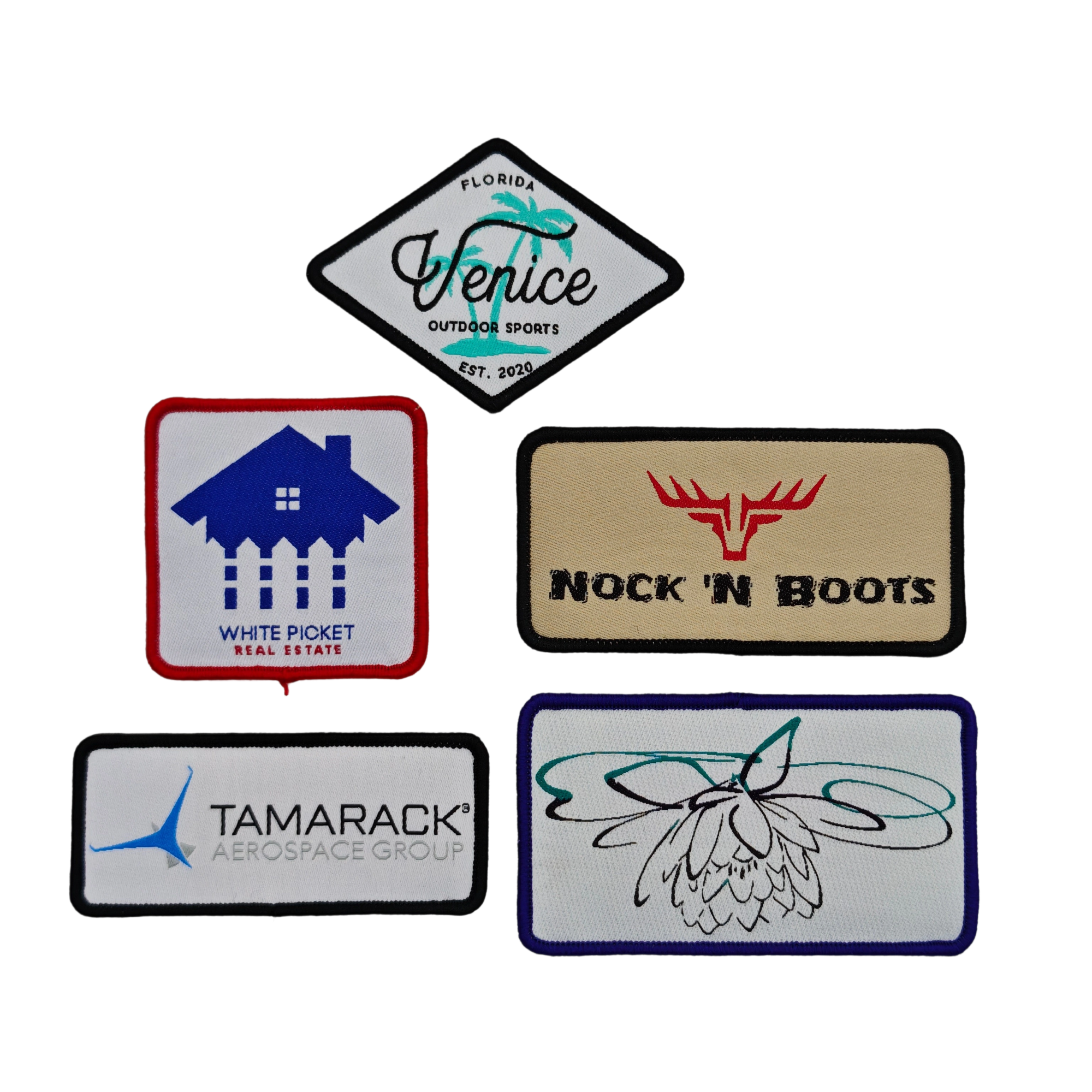 Custom Woven Aviation Patches For Hats And Flight Jackets AWELLS