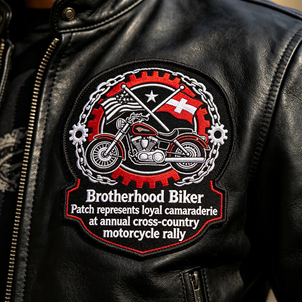 Motorrad-Patch-Stickerei – Auffällige gestickte Biker-Patches für Lederbekleidung