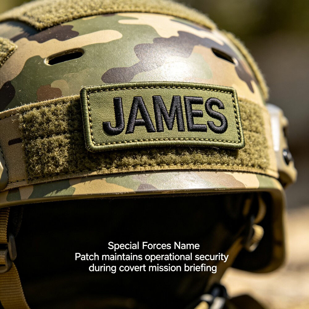 Individuell bestickte militärische Namenspatches – langlebige Abzeichen für Uniformen