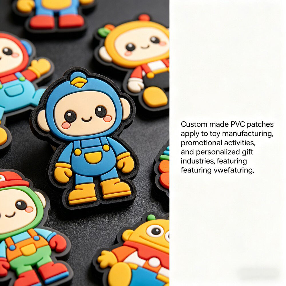 Wählen Sie unsere maßgeschneiderten PVC-Patches – lebendige Farben, Langlebigkeit und Individualisierung