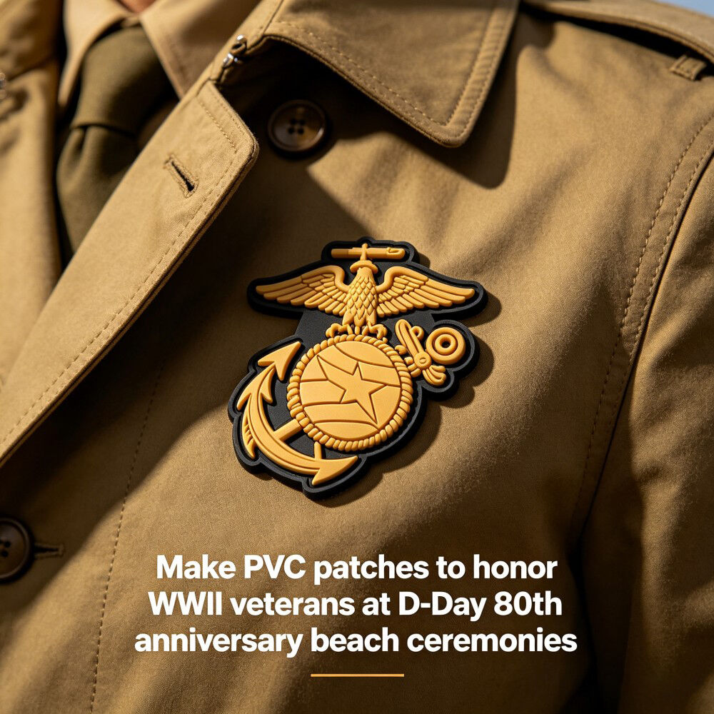 Wählen Sie unsere maßgeschneiderten PVC-Patches – lebendige Farben, Langlebigkeit und Individualisierung