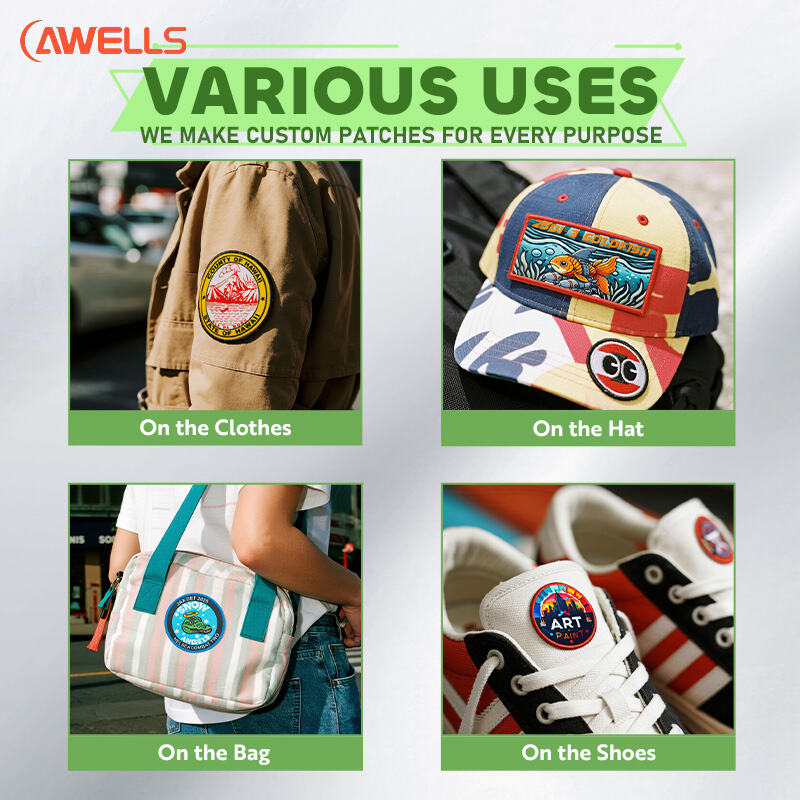 AWELLS Тропічна нашивка з сублімаційним друку «Outrigger», кругла прибережна композиція для повсякденних сорочок та одягу