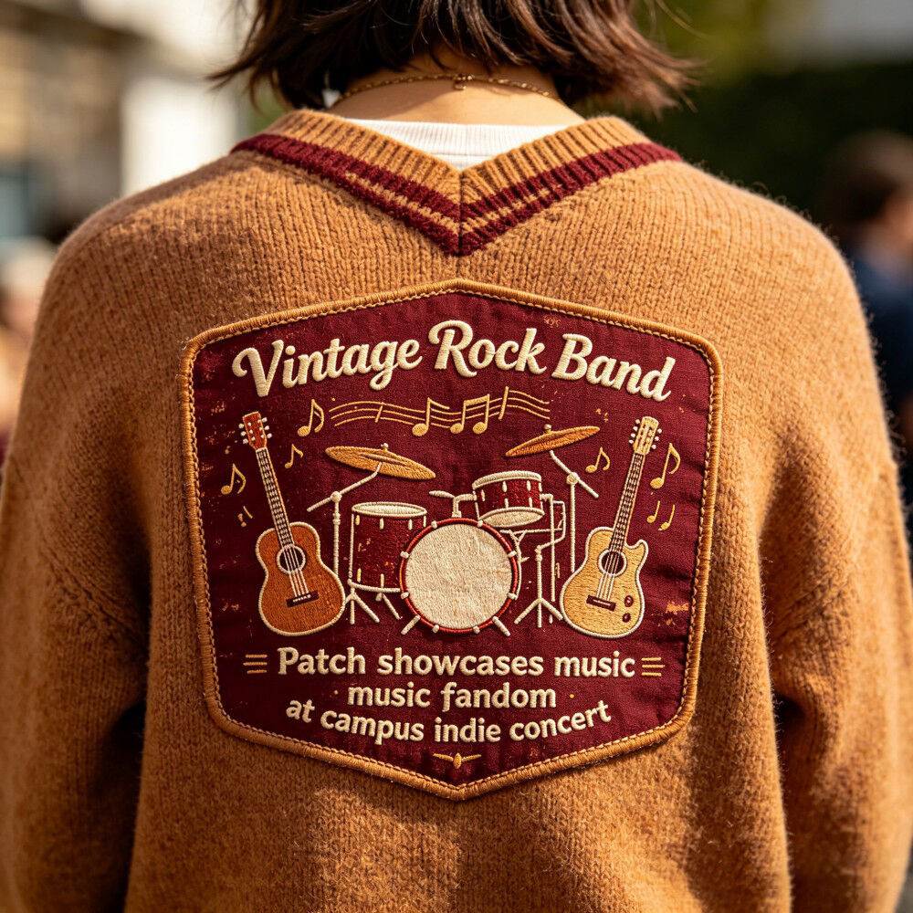 Aufbügelbare Patches für Pullover – weiche, bestickte selbstklebende Patches für Strickwaren
