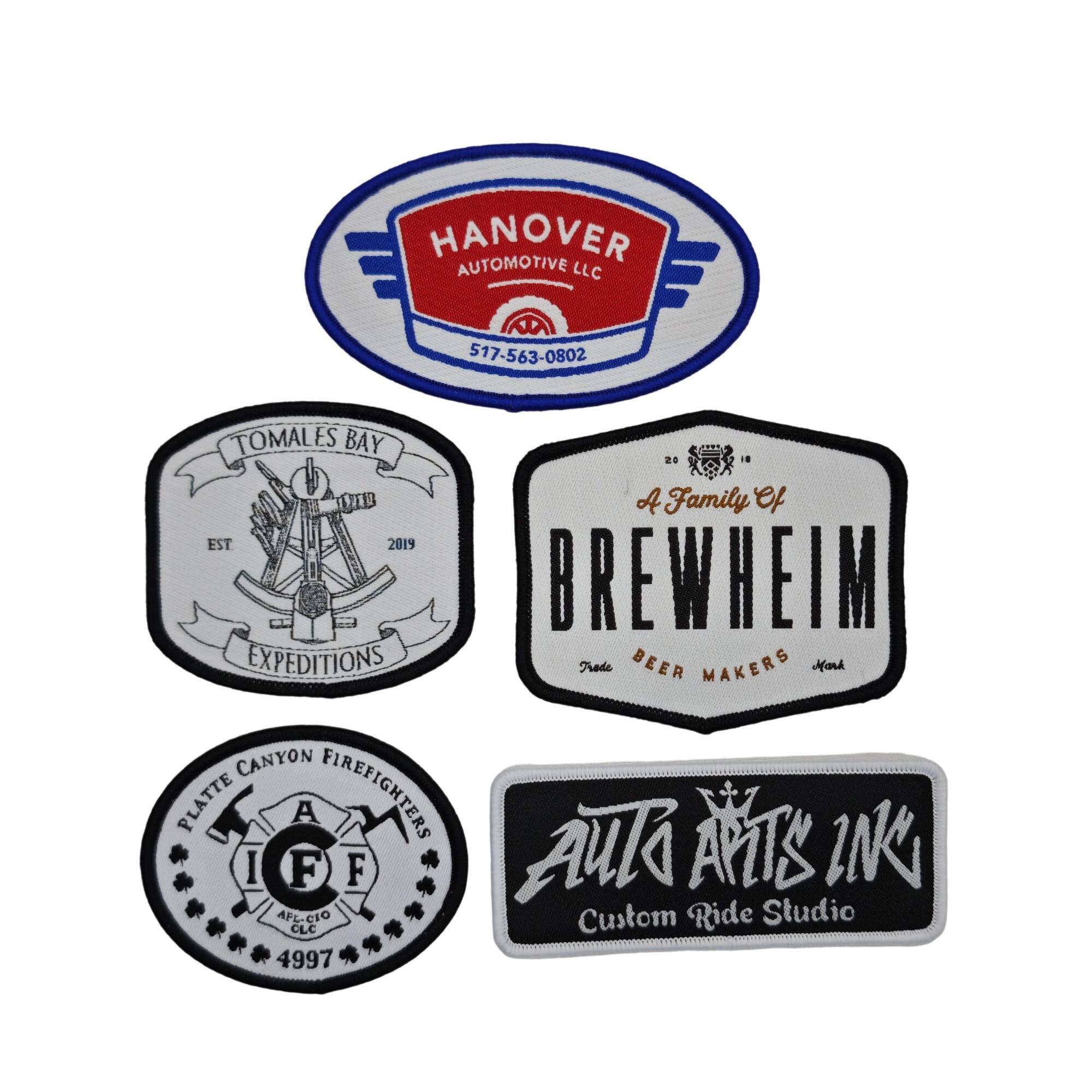 Custom Woven Name Patches For Work Clothes – Tailored Textile Labels By AWELLS For Corporate Branding