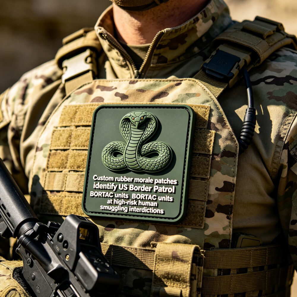 Individuelle Gummimoraleabzeichen – langlebige taktische Abzeichen für Uniformen