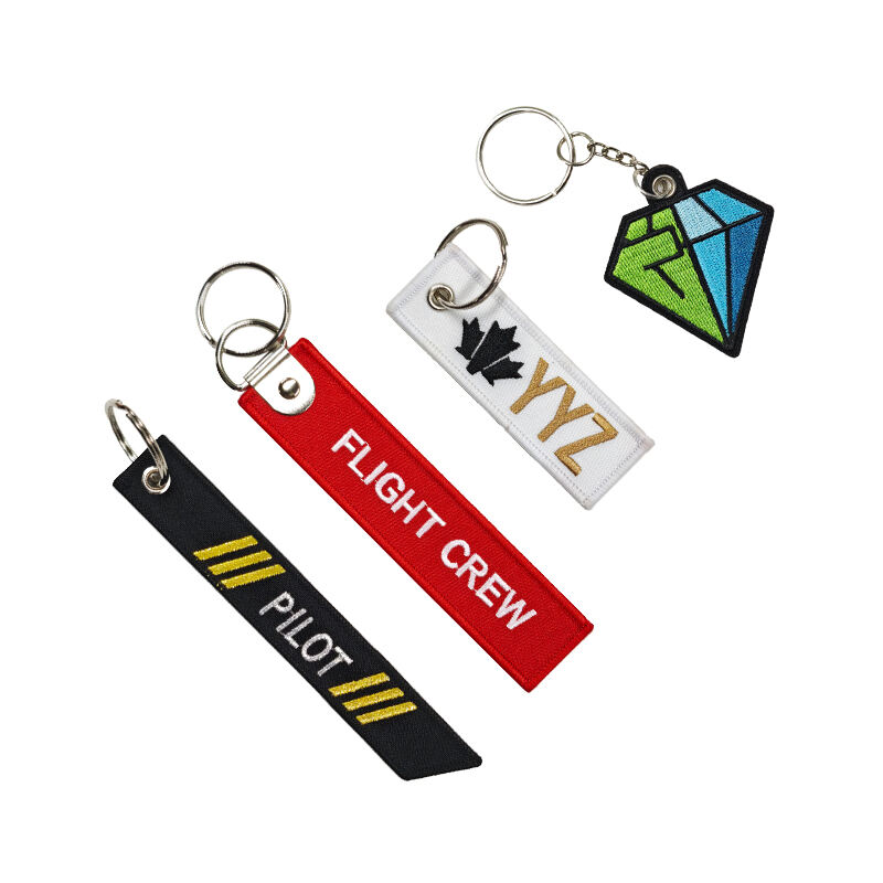 Custom Band Patches Style Embroidered Keychain For Music Fans – Rock & Roll Themed Charms By AWELLS For Concert Goers