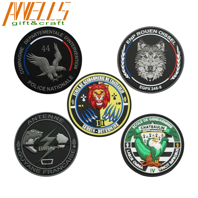 Custom PVC Police Patches - Durable Law Enforcement Insignia for Uniforms & Vests