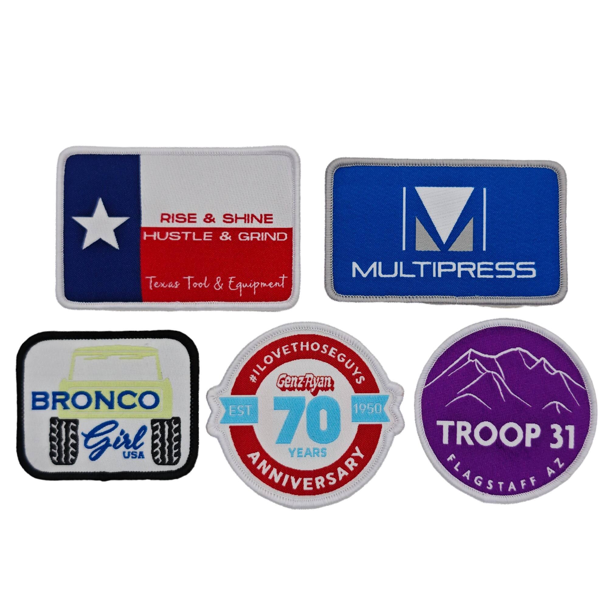 AWELLS High-Quality Multi-Style Woven Patches Texas/Corporate/Outdoor/Anniversary Themed Badges for Clothing & Backpack Decoration