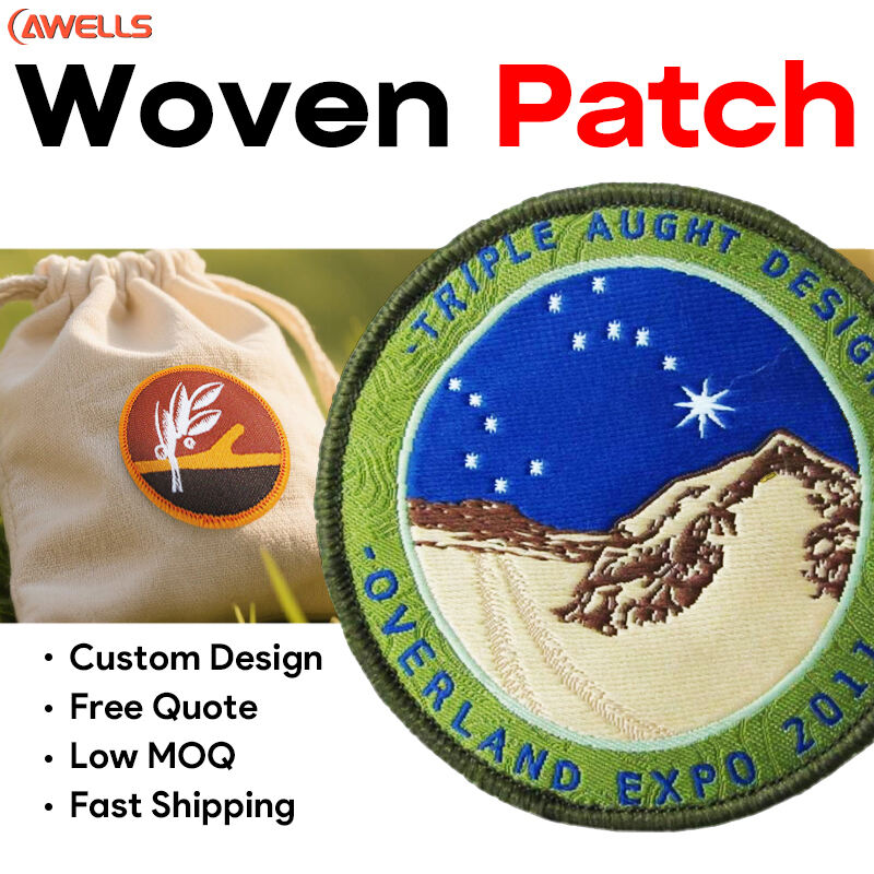 Custom Woven Aviation Patches For Hats And Flight Jackets AWELLS