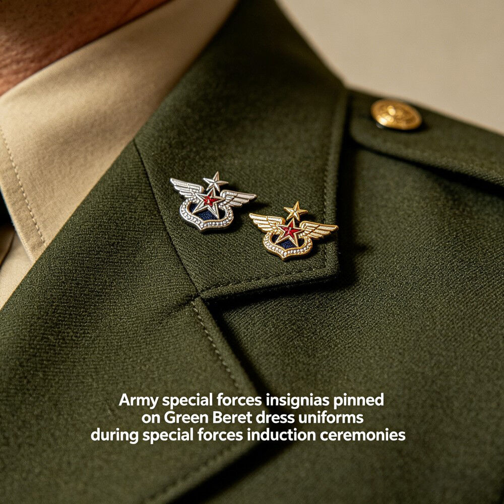 Maßgeschneiderte, hochwertige Abzeichen für Spezialeinheiten der Armee – Awells Geschenk, Premium-Stickerei und PVC-Optionen