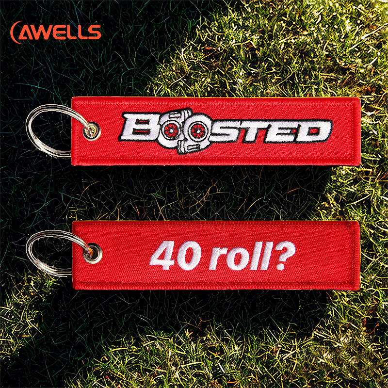 Embroidered Aviation Patches Inspired Keychain For Bag Charms – Pilot Wing Designs By AWELLS For Travel Enthusiasts