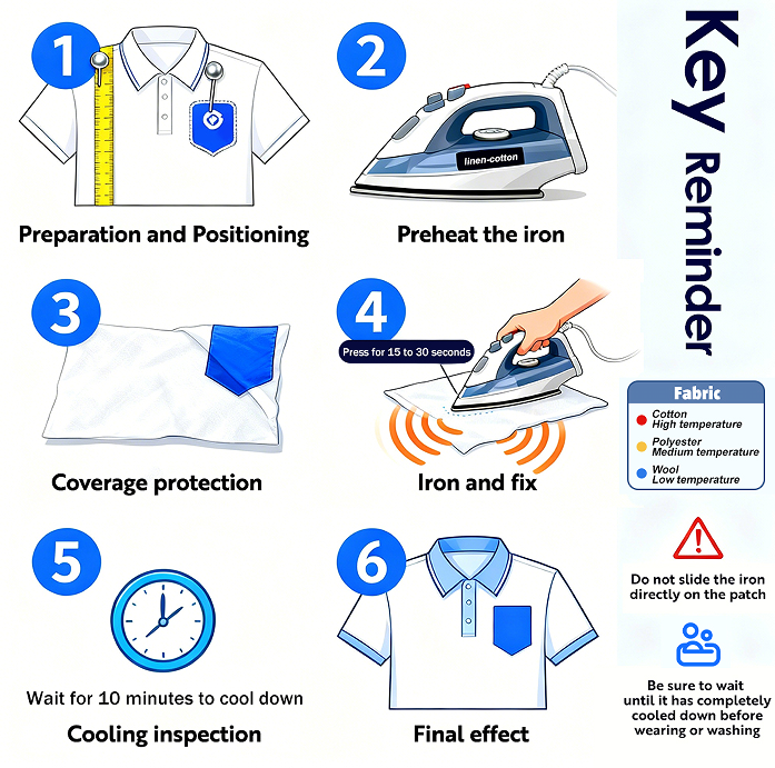 Como Aplicar Bordados Termoadesivos em Vestuário Corporativo?