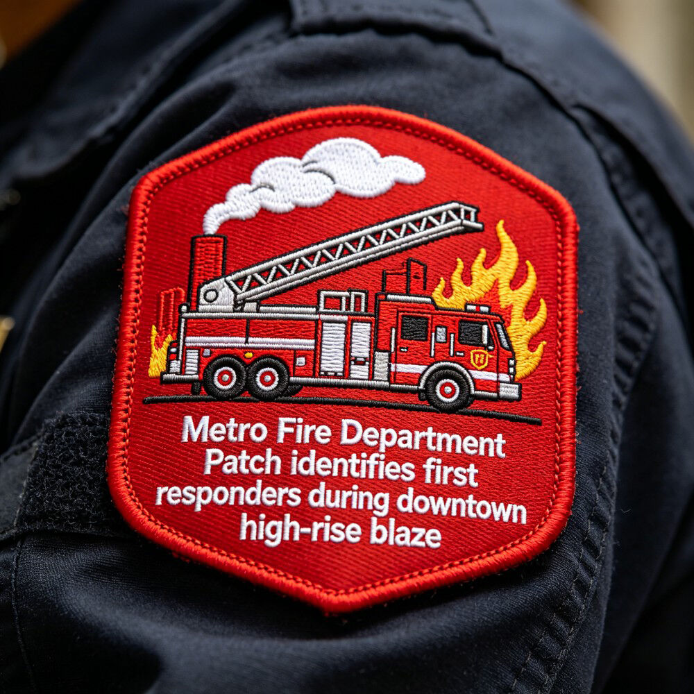 Bestickte Feuerwehrabzeichen – maßgeschneiderte Feuerwehr-Abzeichen für Uniformen