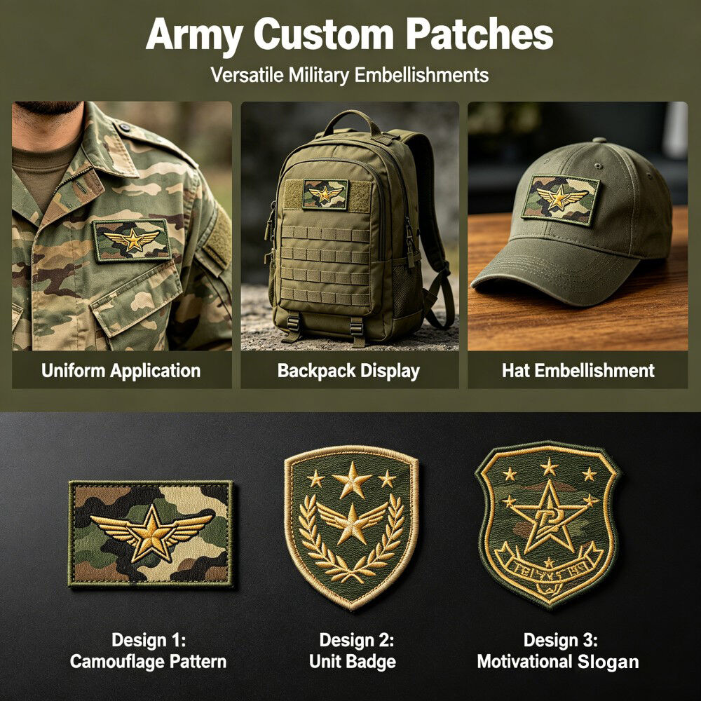 Individuelle Armeeabzeichen – gestickte und PVC-taktische Abzeichen für Militäruniformen
