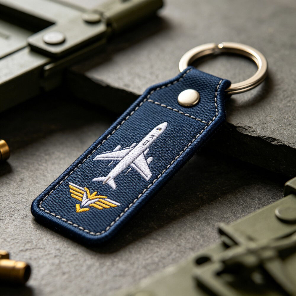 Individuelle Flug-Tag-Schlüsselanhänger – Schlüsselzubehör mit Luftfahrt-Thema, robustes Design