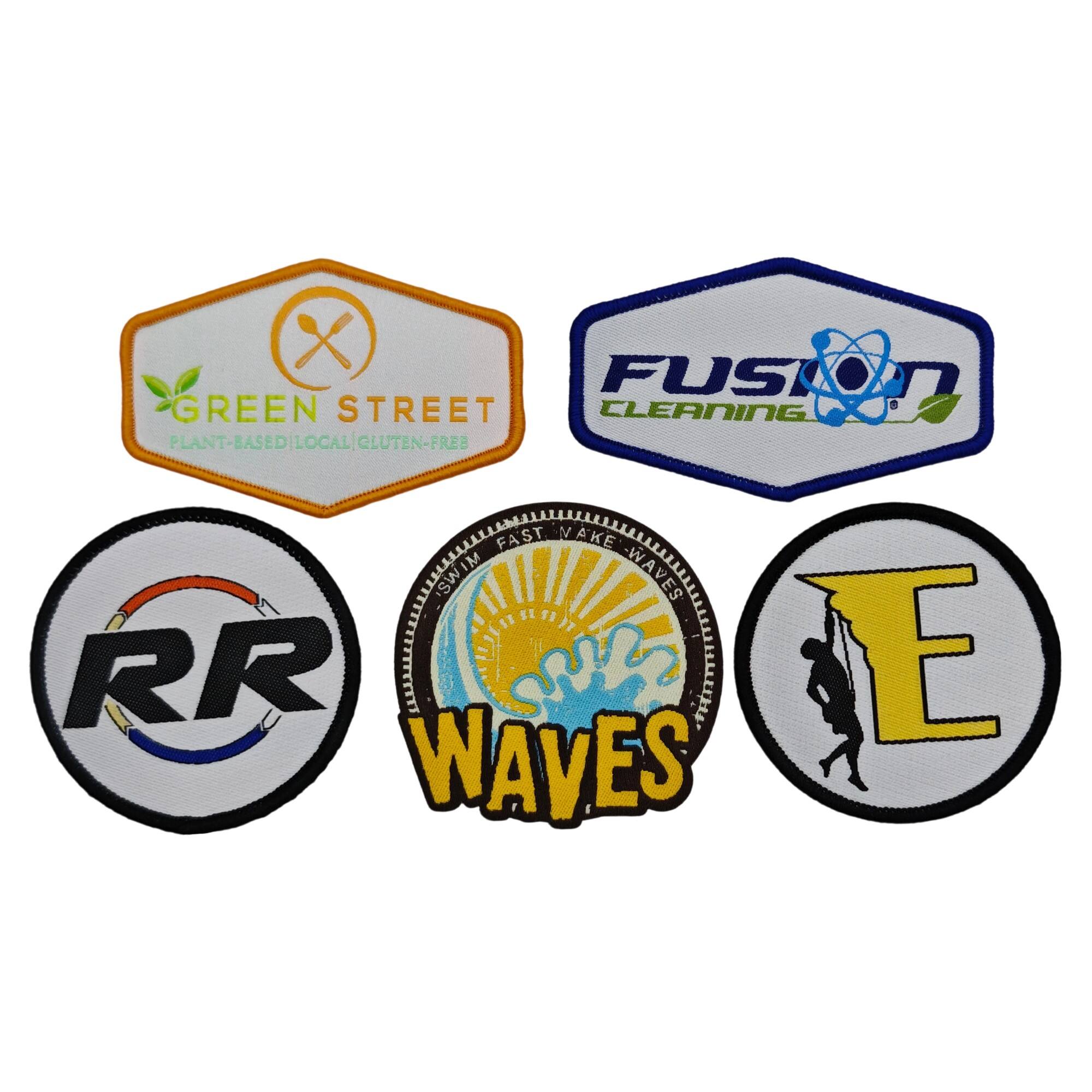 Woven Iron On Patches For DIY Projects – Heat-Activated Adhesive Backings By AWELLS For Craft Customization