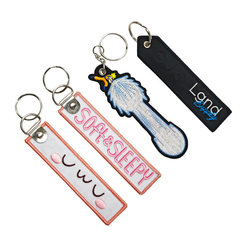 AWELLS Anime Themed Embroidered Key Tag for Fans and Fashion Accessory Lovers