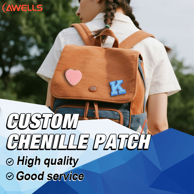 Chenille Cheerleading Motorcycle Patches For Riders – Bold & Energetic Designs By AWELLS For Team Pride