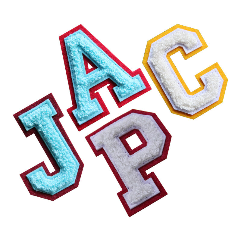 Chenille-Logo-Patches zur Markenpromotion – individuelle Unternehmenslogos aus weichem Chenille von AWELLS für Merchandising