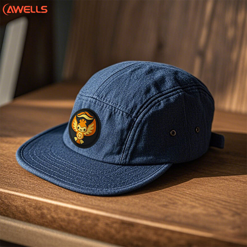 What size is ideal for custom patches on caps?